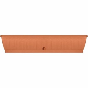 Self-watering planter Garden ID Terracotta 100 cm