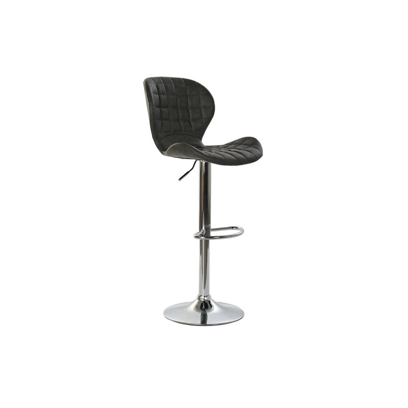 Tabouret Home ESPRIT Gris foncé Métal 47 x 50 x 110 cm