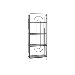 Shelves Home ESPRIT Black Metal 60 x 27 x 160 cm