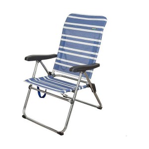 Beach Chair Aktive White Navy Blue 61 x 63 x 93 cm