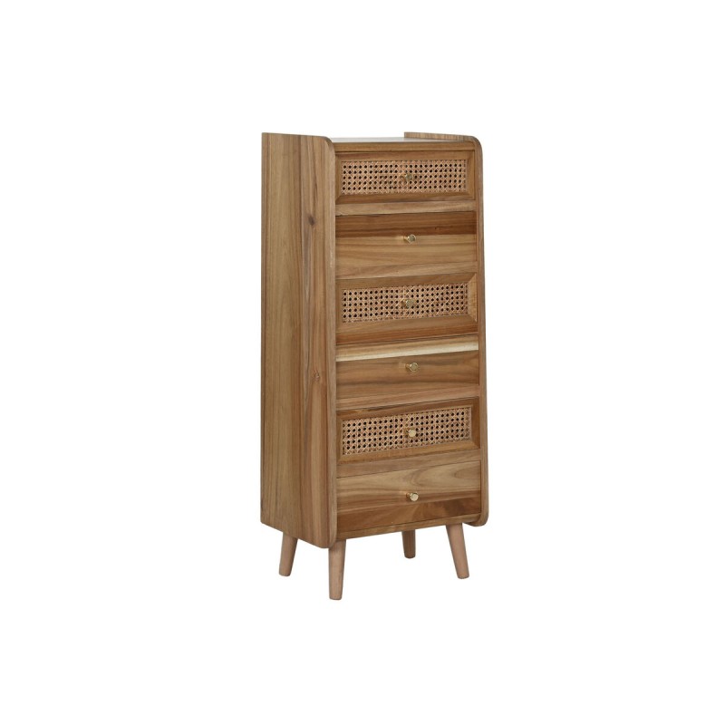 Chest of drawers Home ESPRIT Brown Acacia MDF Wood 40 x 30 x 104,5 cm