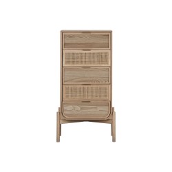 Chest of drawers Home ESPRIT Rattan Fir Tropical 52 x 35 x 100 cm