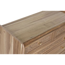 Caisson à Tiroirs Home ESPRIT Marron Acacia Bois MDF 80 x 34 x 75 cm