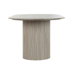 Esstisch Home ESPRIT Weiß Beige Granit Holz MDF 220 x 100 x 75 cm