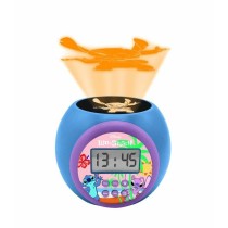 Radio réveil avec projecteur LCD Lexibook Stitch Bleu Multicouleur