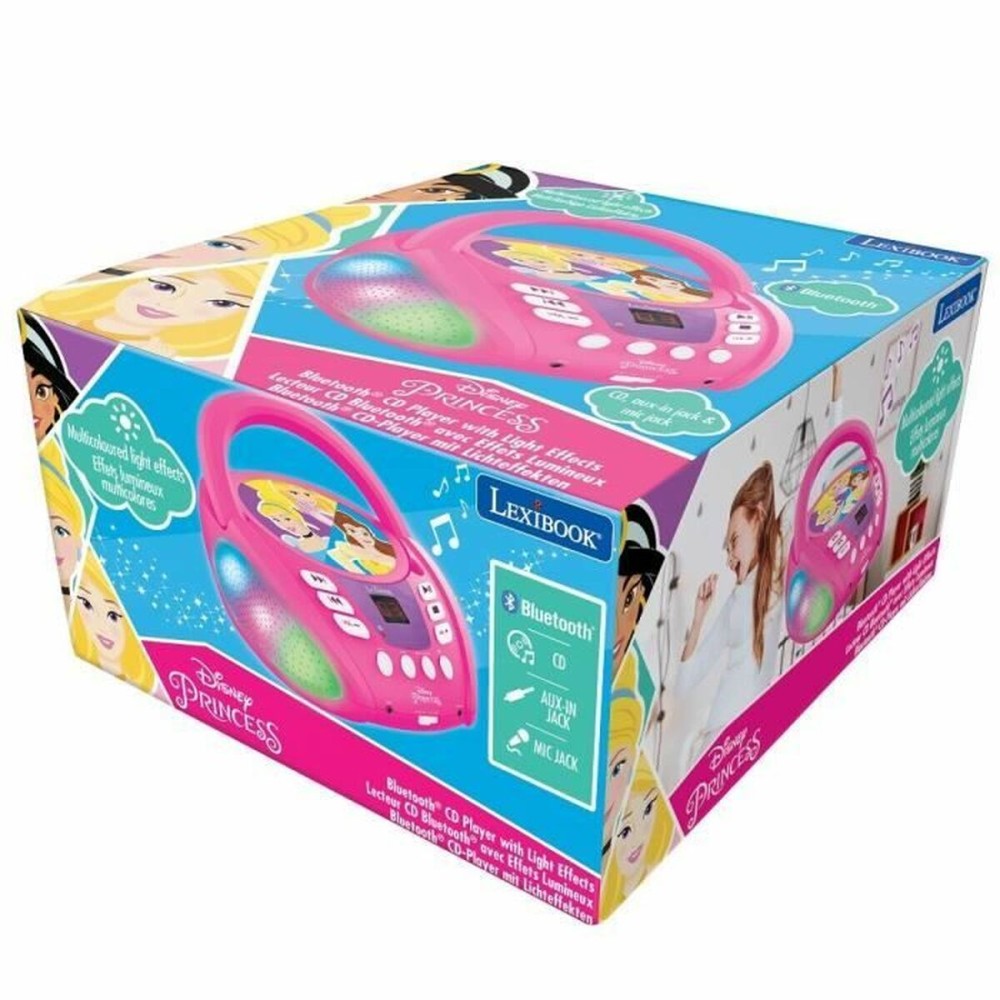 Radio-CD Bluetooth MP3 Lexibook PRINCESA DE DISNEY Bluetooth 5.0
