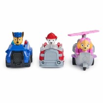 Dolls House Accessories Spin Master PACK DE 3 VEHÍCULOS DE FRICCIÓN RETRO Paw Patrol Red