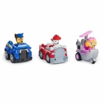 Dolls House Accessories Spin Master PACK DE 3 VEHÍCULOS DE FRICCIÓN RETRO Paw Patrol Red