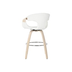 Tabouret Home ESPRIT Blanc Bois 55,5 x 52,5 x 92,5 cm