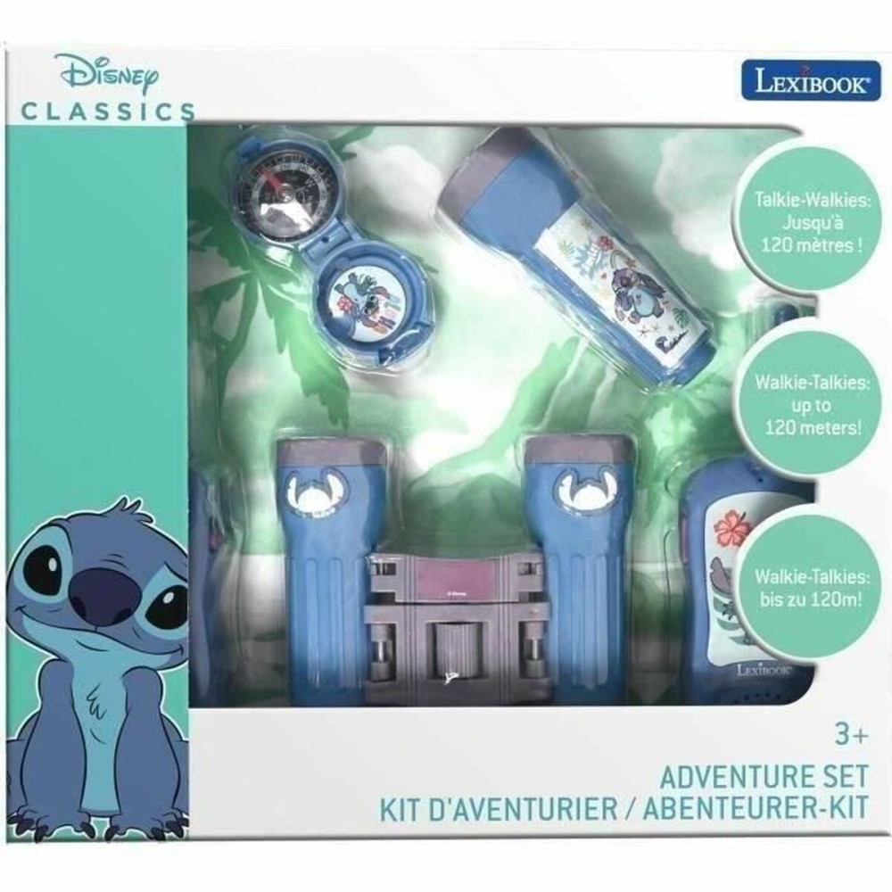 Talkie-walkie Lexibook Kit de Aventurero con Walkie Talkies Stitch