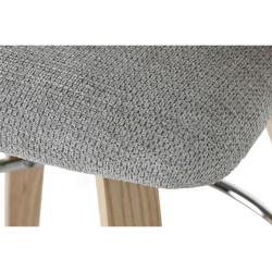 Stool Home ESPRIT Grey Wood 58 x 56 x 86 cm