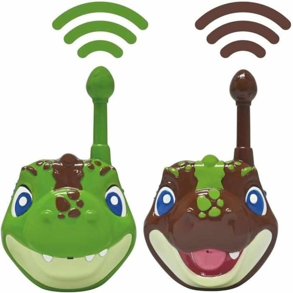 Talkie-walkie Lexibook Walkie talkie de dinosaurios en 3D de 500 m