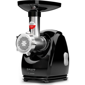Zerkleinerer SMAPP 489.8 CZARNA Schwarz Edelstahl 2000 W 2,5 Kg/min 13 x 20,5 x 13 cm
