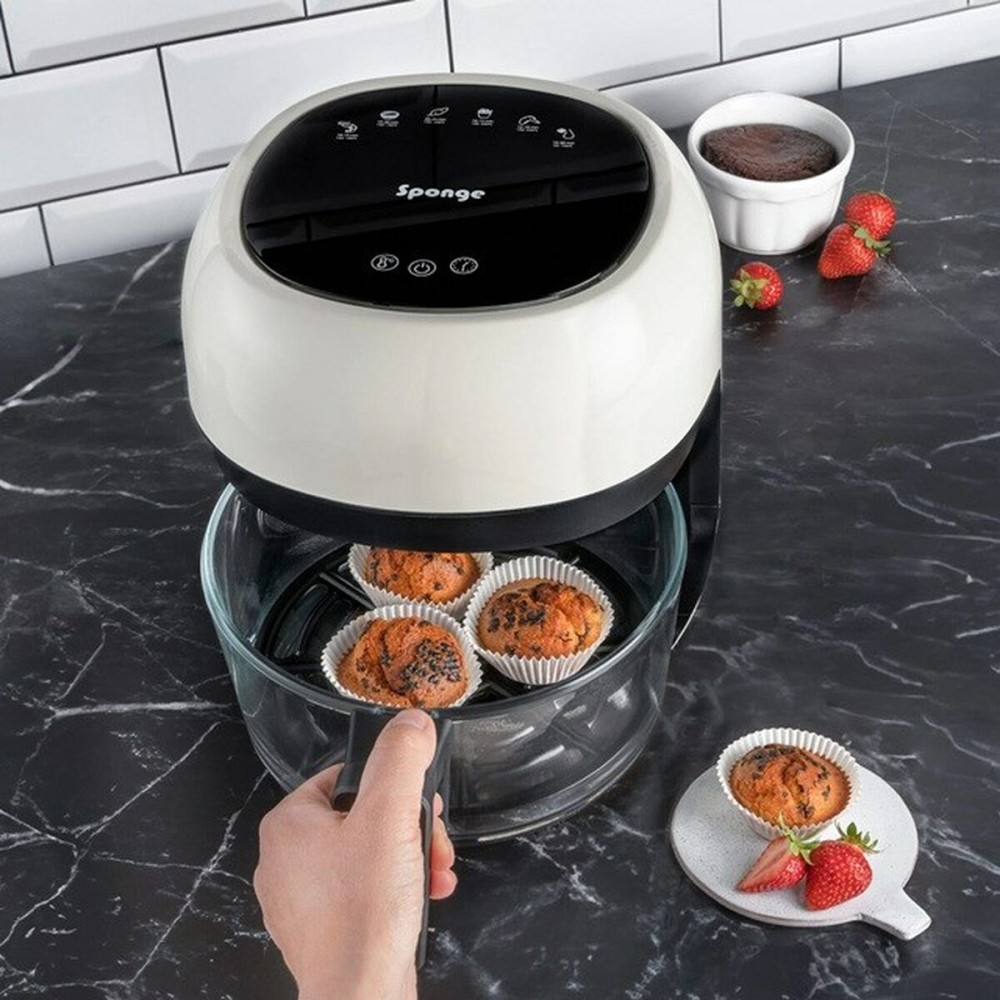 Air Fryer Sponge 703674402063 White Black 1000 W