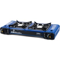 réchaud à gaz Promis KGC200 Bleu Noir