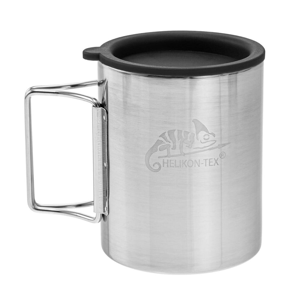Thermosflasche Helikon HE.TK-TK1-SS-15 Schwarz Silberfarben Edelstahl 250 ml