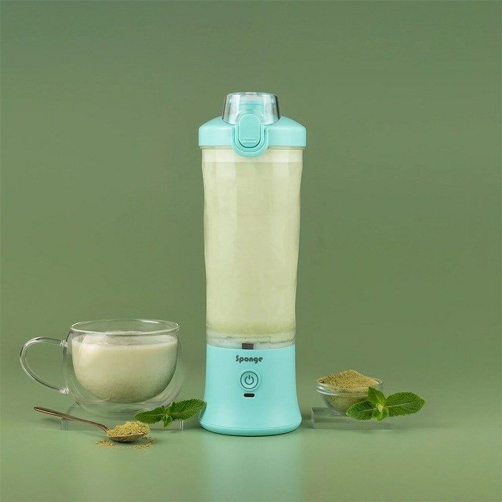 Cup Blender Sponge 703674402223 Transparent Turquoise 600 ml