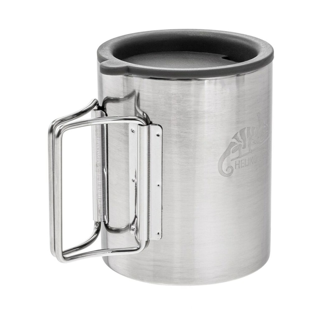 Thermosflasche Helikon HE.TK-TK1-SS-15 Schwarz Silberfarben Edelstahl 250 ml