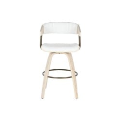 Tabouret Home ESPRIT Blanc Bois 51,5 x 47,5 x 94,5 cm