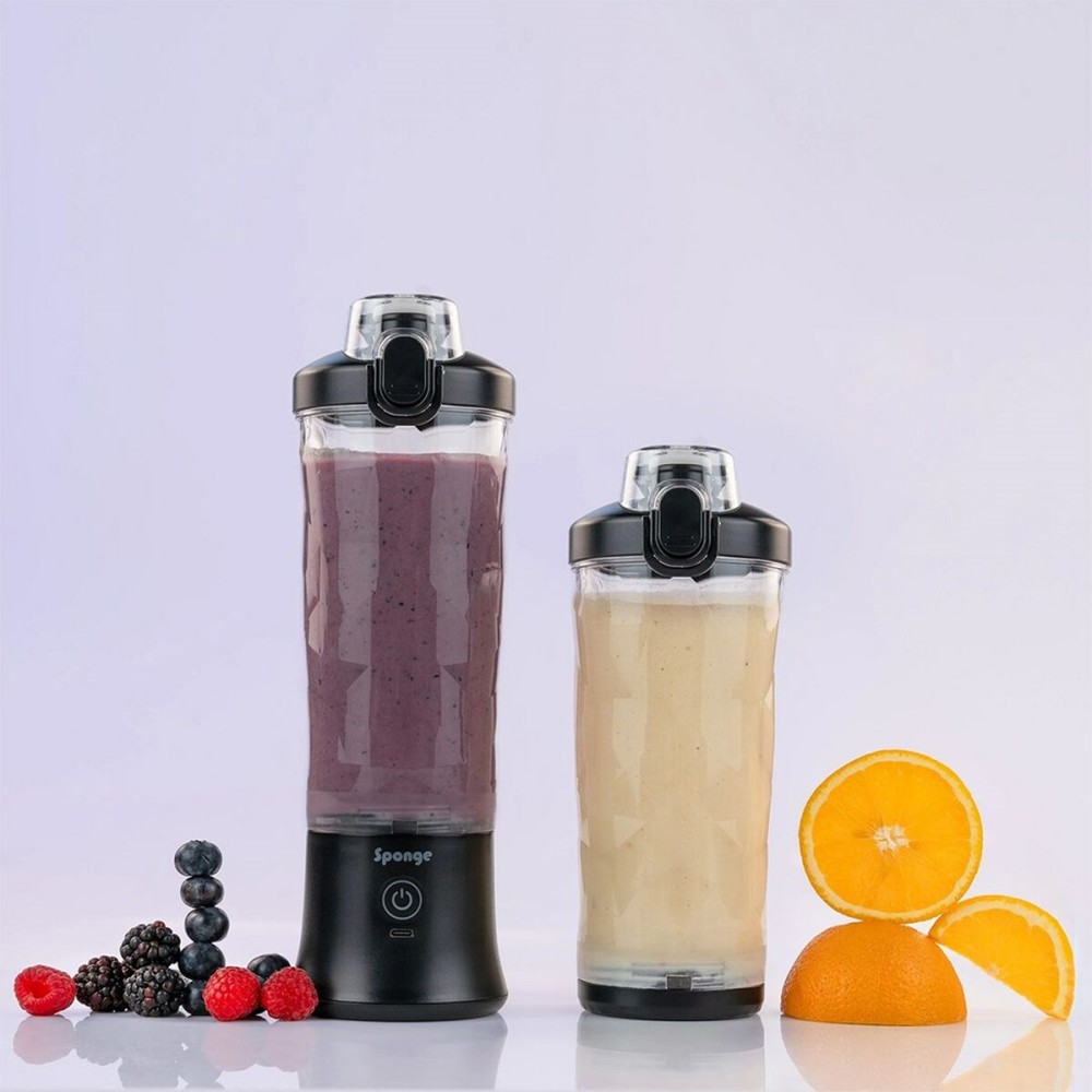 Cup Blender Sponge 703674402216 Black Transparent 600 ml