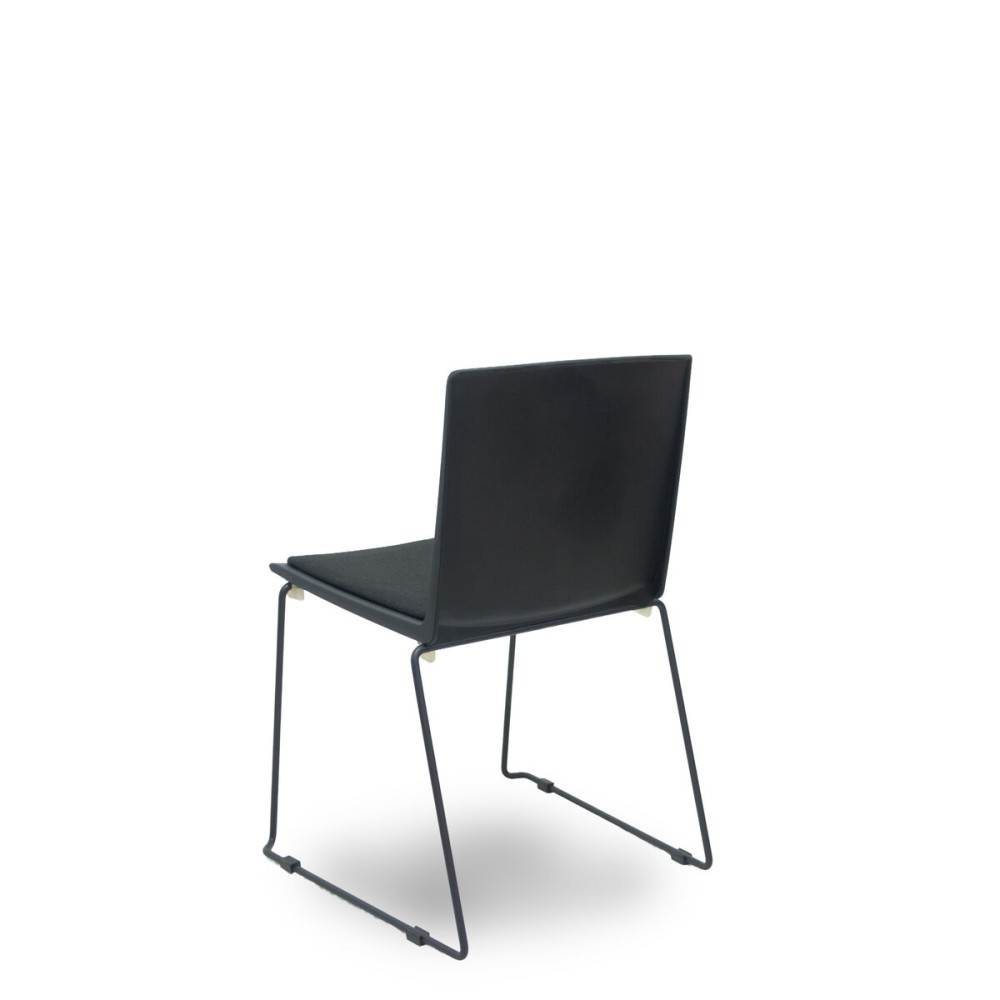Reception Chair Foröl 5523VN840 Black 5 Units