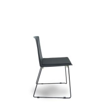 Reception Chair Foröl 5523VN840 Black 5 Units