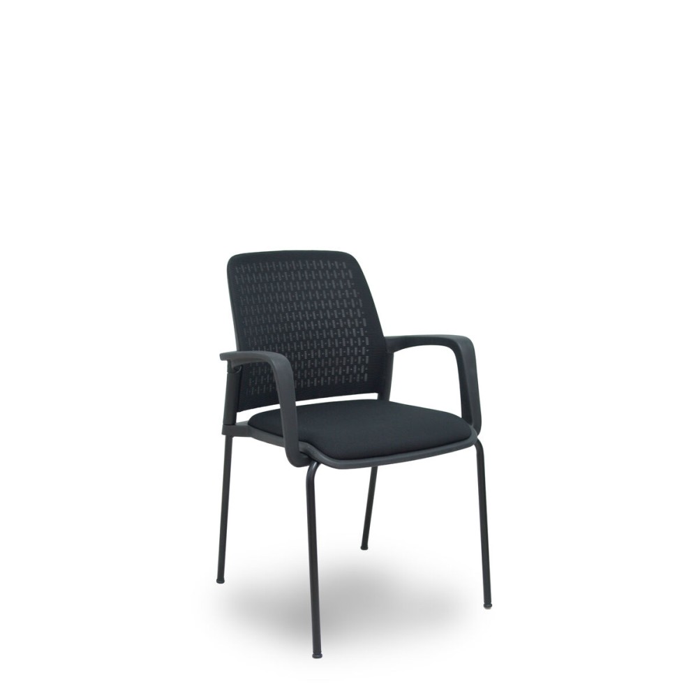 Empfangsstuhl Foröl 4519PTNM840B840 Schwarz 4 Stück