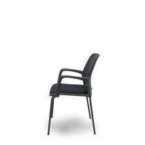 Empfangsstuhl Foröl 4519PTNM840B840 Schwarz 4 Stück