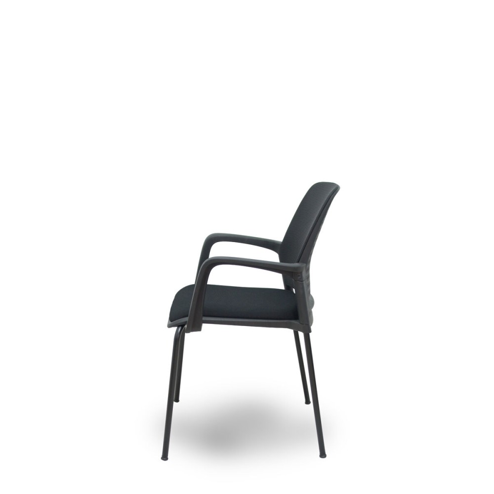 Reception Chair Foröl 4519PTNM840B840 Black 4 Units