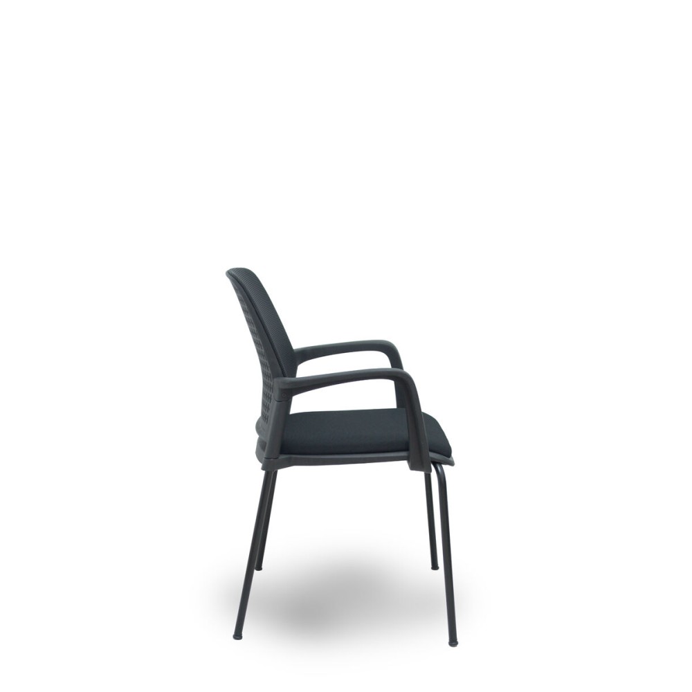 Reception Chair Foröl 4519PTNM840B840 Black 4 Units