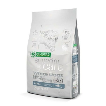 Fodder NATURE'S PROTECTION Superior Care White Dogs Fish 1,5 Kg