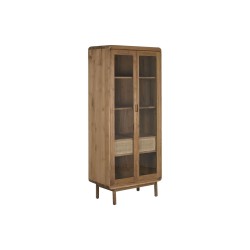 Displayständer Home ESPRIT Kristall Teakholz 80 x 45 x 190 cm