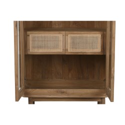 Displayständer Home ESPRIT Kristall Teakholz 80 x 45 x 190 cm