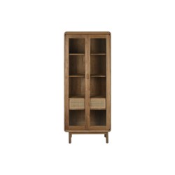 Displayständer Home ESPRIT Kristall Teakholz 80 x 45 x 190 cm