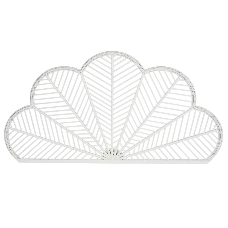 Tête de lit Home ESPRIT Blanc Bambou Rotin 160 x 2,5 x 81 cm