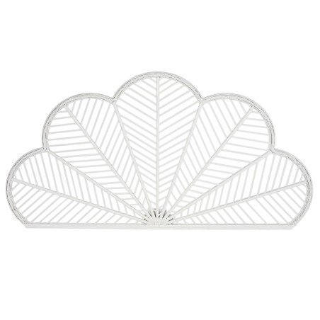 Tête de lit Home ESPRIT Blanc Bambou Rotin 160 x 2,5 x 81 cm