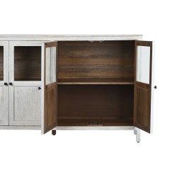 Anrichte Home ESPRIT Weiß Kristall Mango-Holz 175 x 45,2 x 105 cm