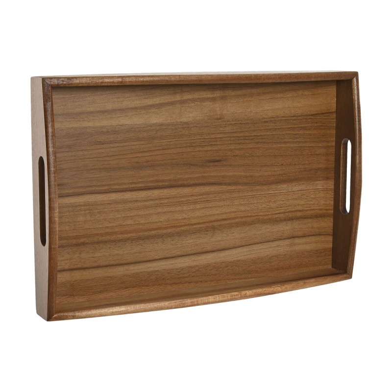 Tray Home ESPRIT Natural Acacia 39,5 x 25,5 x 5,5 cm