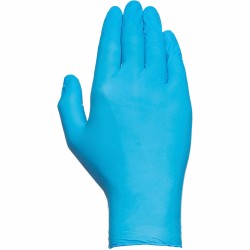 Gants Jetables JUBA Caisse Sans poudre Bleu Nitrile (100 Unités)