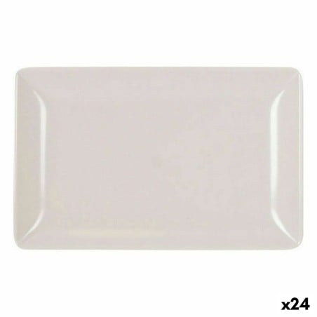 Plateau apéritif La Mediterránea Mélamine Blanc Brille 20 x 13 x 2 cm (24 Unités)