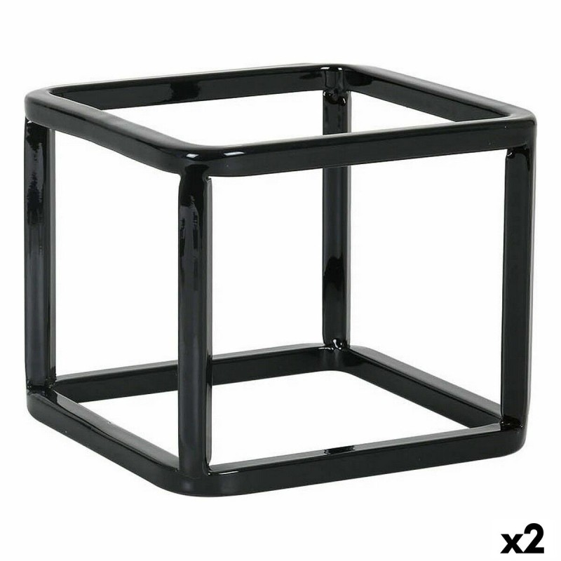 Halterung Inde Mehrzweckkorb Metall 12 x 12 x 10 cm (2 Stück)