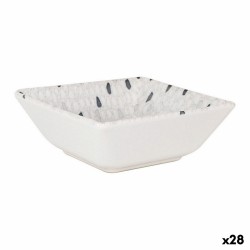 Bol La Mediterránea Barroc Porcelaine Blanc 13 x 13 x 5 cm (28 Unités)