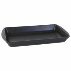 Plat à Gratin Inde Fonte Noir 50 x 30 x 6,5 cm (2 Unités)