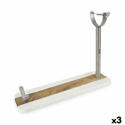 Jambonnier en Bois Quttin Acier 48,5 x 16 x 1,8 cm (3 Unités)