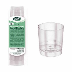 Ensemble de Verres à Liqueur Algon Réutilisable polystyrène 10 Pièces 30 ml (100 Unités)