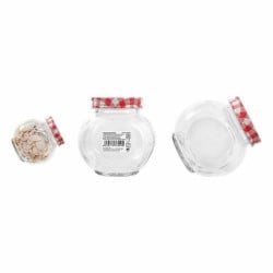 Jar Mediterraneo Glass 280 ml 9,2 x 7,1 x 9,3 cm (48 Units)