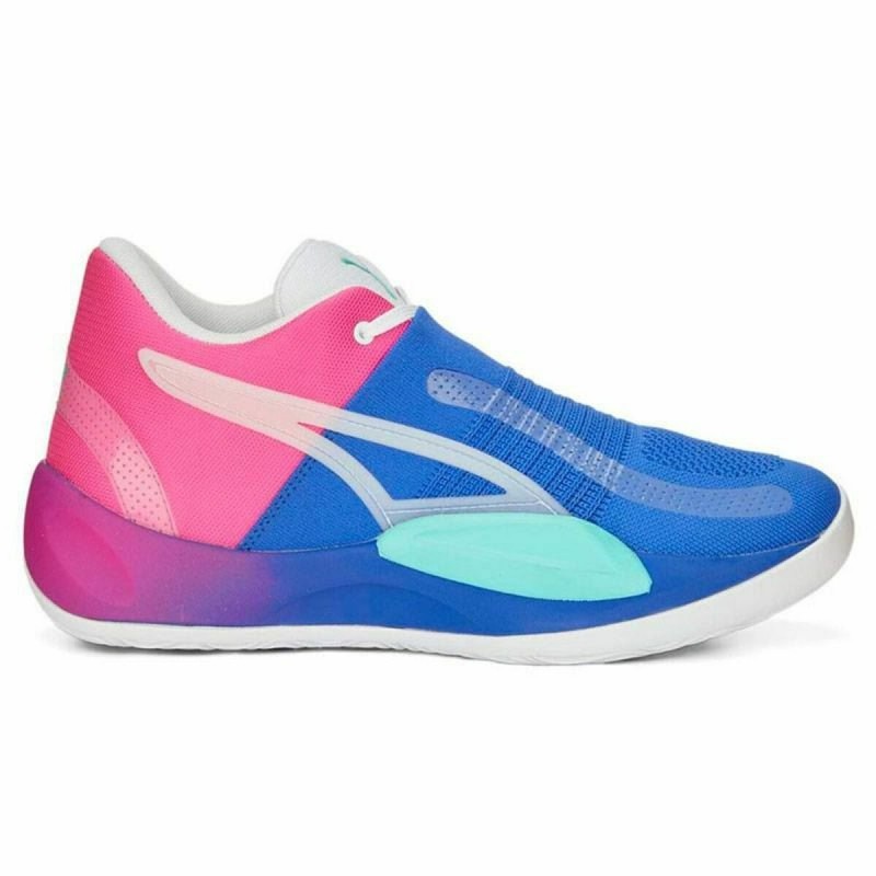 Basketballschuhe für Erwachsene Puma Rise Rosa Blau