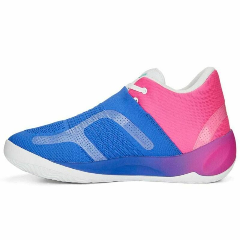 Basketballschuhe für Erwachsene Puma Rise Rosa Blau