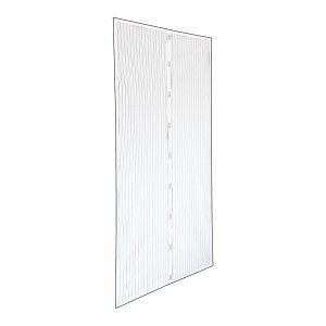 Anti-Mosquito Curtain IRS White 140 x 240 cm Magnet Doors Magnetic (2 Units)