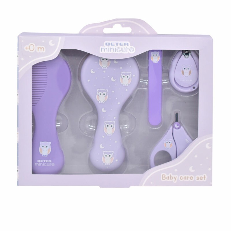 Gift Set for Babies Beter Mini Cure Baby Care Búho Owl 5 Pieces